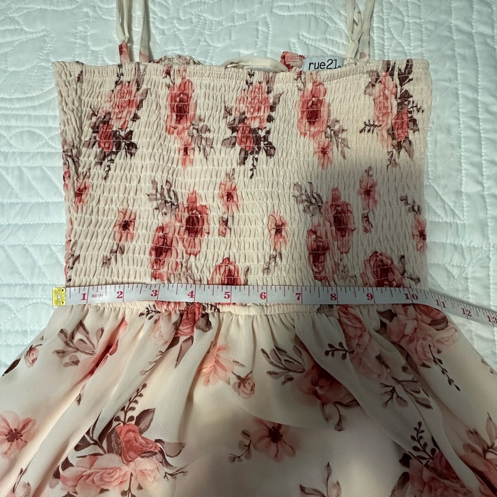 Rue21 Floral Maxi Dress with Roses - Picture 6 of 11
